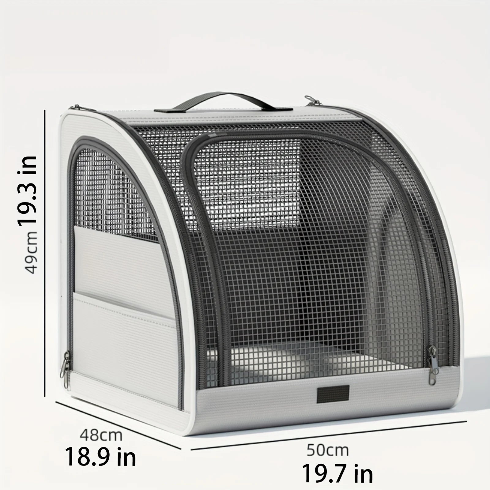 Pet Car Bed for Dogs Cats - Travel Vehicle Accessory, Portable Pet Seat for Car Ride