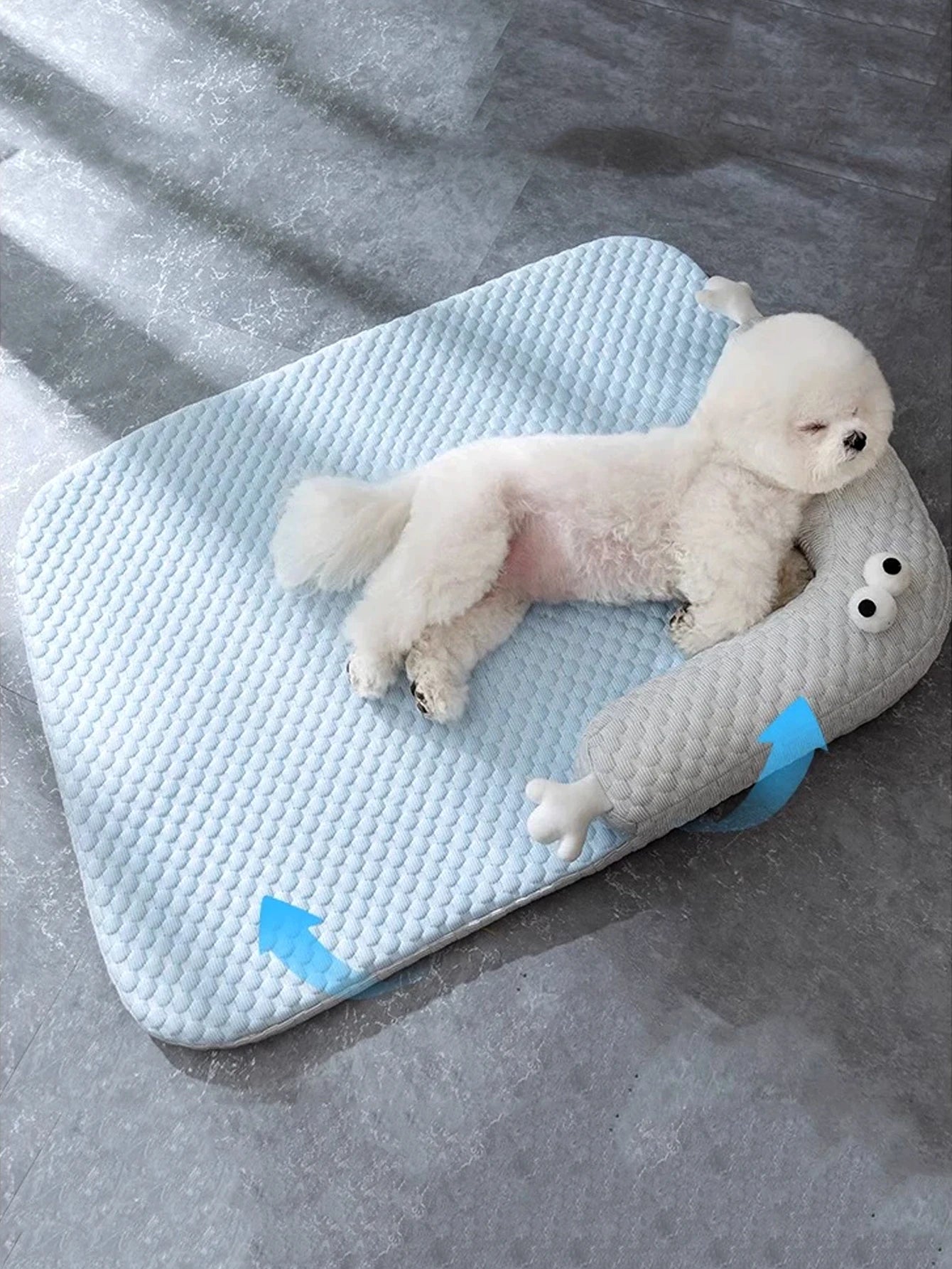 cooling orthopedic pet beds waterproof sofa dog bed with removable washable cover, pet bed mat for small and medium-sized pets