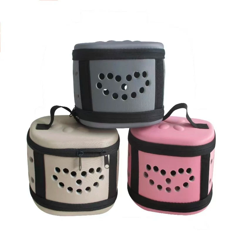 Portable pet travel bag, breathable, foldable, handheld, suitable for dogs and cats