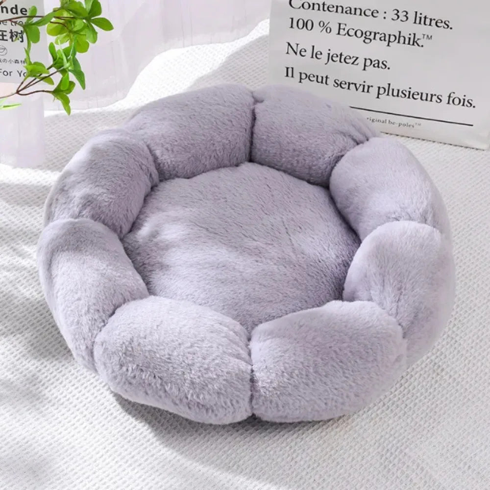 Pet Bed Washable Plush Dog Cat Mat Orthopedic Cuddle Cushion for Puppy Kitten Pet Supplies