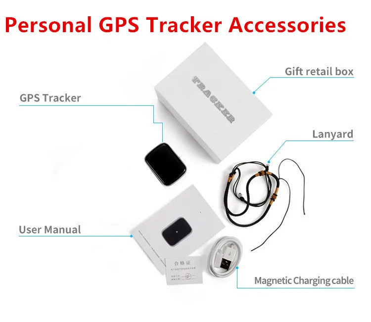 2024 Dog GPS Tracker Waterproof Fitness Tracking App Pet Products pet gps tracker tracking Key for pets dog person accessories