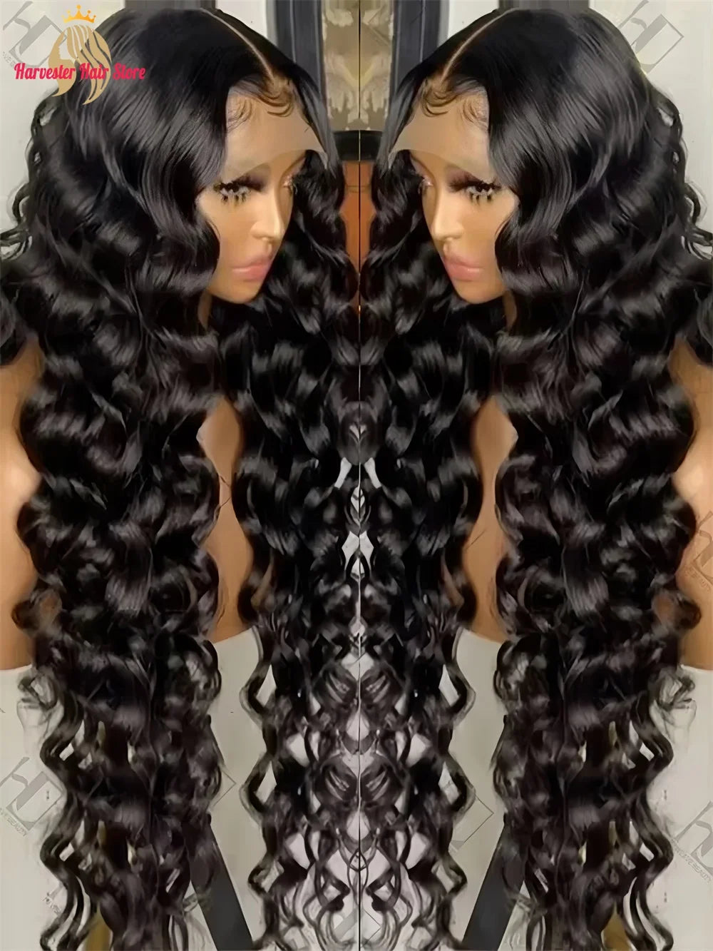 40 Inch Loose Deep Wave 13x6 Hd Lace Frontal wigs Human Hair Wig Brazilian Loose Wave 13x4 Lace Front Human Hair wig For Women