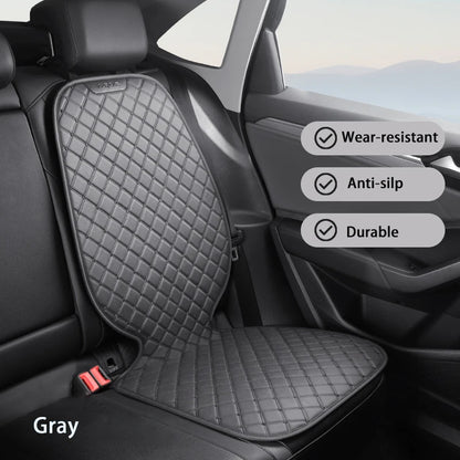 Car Seat Safety Protector Leather Pad for Kids Baby Pets Universal Rear Seat Cushion Child Protective Mat With Storage Net Cover