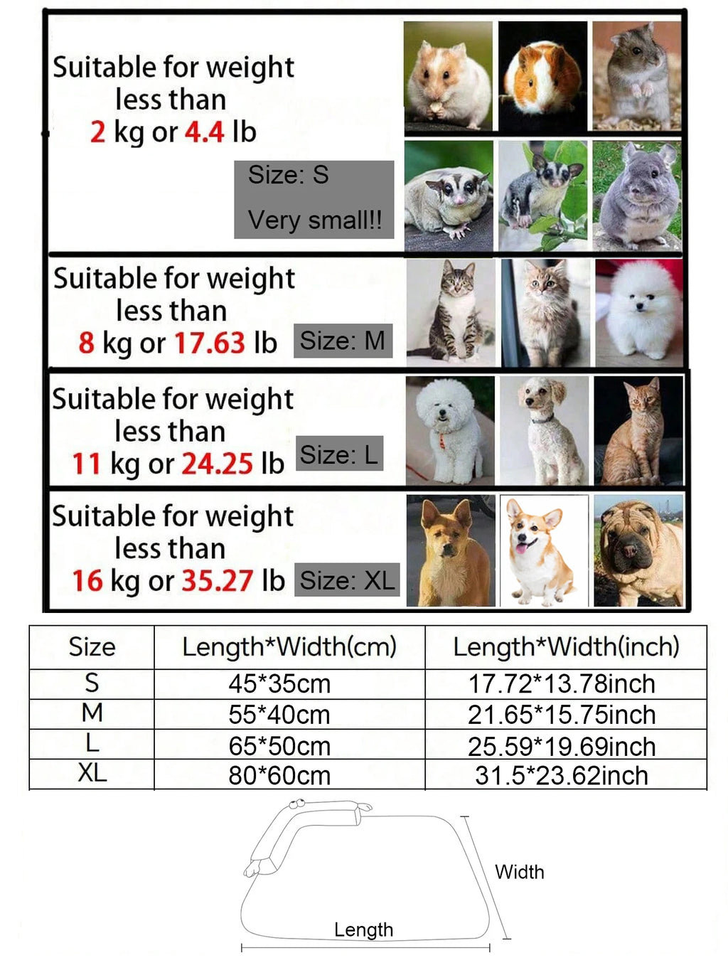 cooling orthopedic pet beds waterproof sofa dog bed with removable washable cover, pet bed mat for small and medium-sized  pets