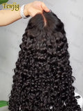 HD Transparent Brazilian Remy Human Hair Wig 30 32 40 Inch Deep Wave 13x4 Curly Lace Front 13x6 Water Wave Lace Frontal Wigs