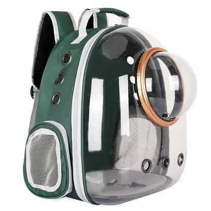 Pet Cat Travel Carrying Bag Space Pet Backpacks Breathable Portable Transparent Puppy Dog Transport Carrier Space Capsule Bags