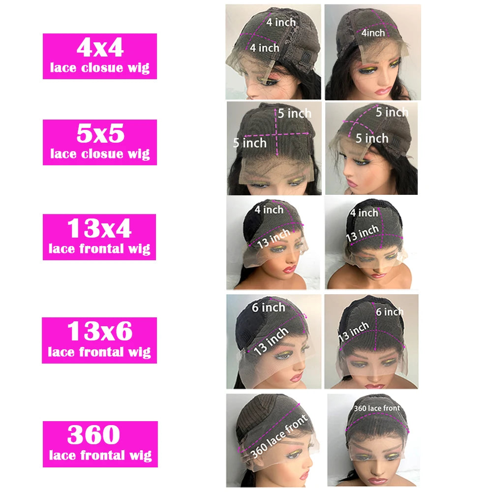 40 Inch Loose Deep Wave 13x6 Hd Lace Frontal wigs Human Hair Wig Brazilian Loose Wave 13x4 Lace Front Human Hair wig For Women