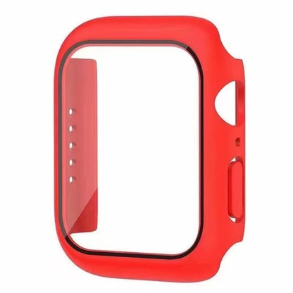 Glass+Cover For Apple Watch case 11 10 9 8 7 6 SE 5 Accessorie Screen Protector Apple iWatch serie 44mm 40mm 41mm 45mm 42mm 46mm
