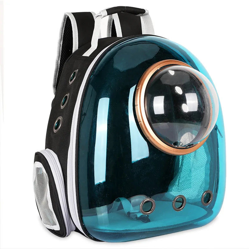 Pet Cat Travel Carrying Bag Space Pet Backpacks Breathable Portable Transparent Puppy Dog Transport Carrier Space Capsule Bags