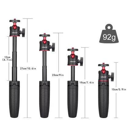 Ulanzi MT-08 Mini Tripod White Color Foldable Tripod Monopod  Mount 1/4&